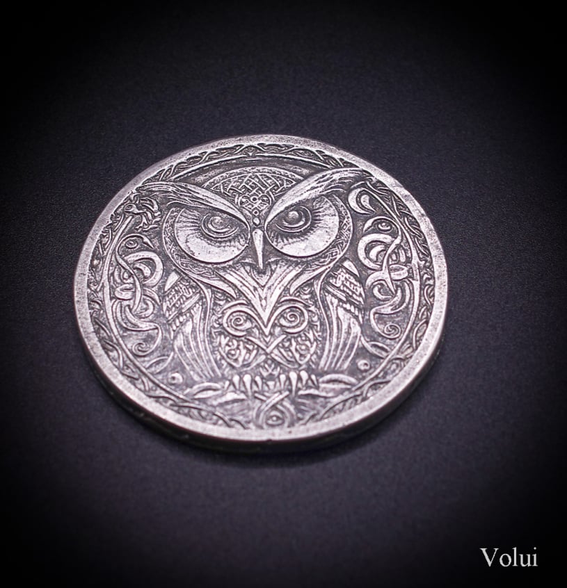 Silver Celtic coin