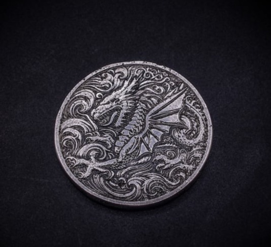 Silver Celtic coin