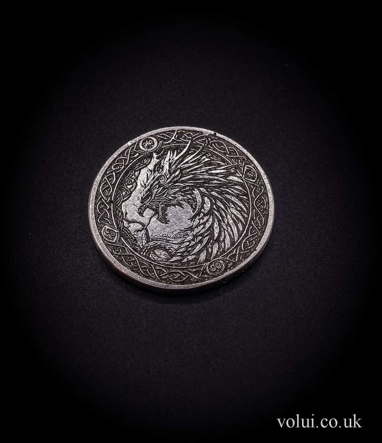 Silver Celtic coin